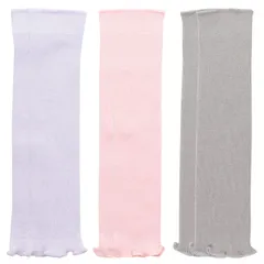 【特価商品】日本製 赤ちゃん オーガニックコットン ベビー レッグウォーマー 3足セット [ファイブベア] [fivebear]