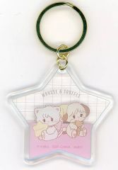[중고] 키홀더 무스 & 수플레 (별 모양) 돌리 미크리아 매력 [이치 반 쿠지 mikko illustrations ~my sweet HOME~] J상