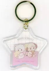 【中古】キーホルダー ムース＆スフレ(星型) ドリーミー★クリアチャーム 「一番くじ mikko illustrations ～my sweet HOME～」 J賞
