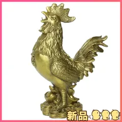 ⑩金属美術工芸品 酉置物 曙 鶏 トリ 銅 堀川恭作