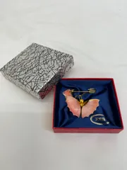 K【ヴィンテージ】蝶 ブローチ コサージュ 魚 ピンブローチ 天然貝 お洒落