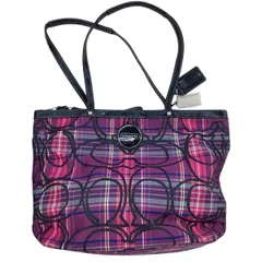 COACH コーチ レディース ハンドバッグ F15229 ピンク×パープル