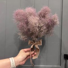 値下げ！スモークツリー小束　ルビー色　ドライフラワー