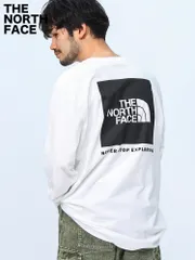 THE NORTH FACE ザ ノースフェイス (ザ ノースフェイス) BOXバックプリント クルーネック 長袖 Ｔシャツ Men's L/S Box NSE Tee NF0A811N ホワイト