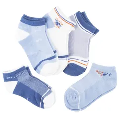 ベビーソックス 1-3才 キッズ 赤ちゃん靴下 5足セット 春 夏 メッシュ素材 快適 通気性 速乾 柔らかい べベビー靴下 抗菌 赤ちゃん、幼児、子供用、男の子、女の子 5足セット 適用 通園通学 R10228