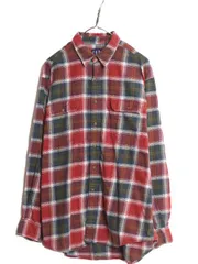 【お得なクーポン配布中!】 90s OLD GAP チェック 長袖 フランネル シャツ メンズ XL / 90年代 オールド ギャップ ネルシャツ 長袖シャツ 紺タグ 旧タグ 大きいサイズ