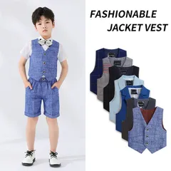 フォーマルベスト キッズベストチェック柄ベスト 子供服 フォーマルスーツ用ベスト ベスト単品 スーツ用ベスト こども 紳士服 発表会 演奏会 ピアノ発表会 入学式 卒業式 卒園式 入園式 結婚式 七五三 誕生日lbbb38