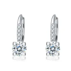 【在庫セール】ギフトケース付き お誕生日記念日クリスマス母の日ホワイトデーなどの贈り物 綺麗なアクセサリプレゼント 金属アレルギーに対応 シルバー925ピアスキラキラなダイモンドフープピアスジルコン両耳用