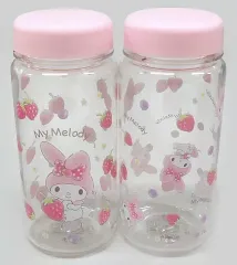 【中古】マグカップ・湯のみ 8.マイメロディ クリアボトルセット(2本セット) 「サンリオ当りくじ サンリオキャラクターズ当りくじ」