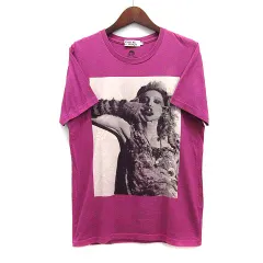 ヒステリックグラマー HYSTERIC GLAMOUR コートニーラブ プリント Tシャツ 半袖 ピンク系 S 0201CT14