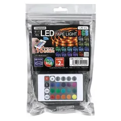 【 新品 未開封 】   ヤザワ テープライト レインボー リモコン付き 2m LED TPL012RRB TPL012RRB 未使用 送料無料のサムネイル