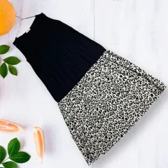 948　HUSHUSH　ハッシュアッシュ　ワールド　ワンピース　ドッキング　ノースリーブ　Tシャツ　プリーツスカート　【L】