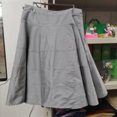 TO BE CHIC トゥービーシック チノ スカート ミドル グレー サイズ40 W5S20-768-08
