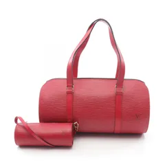 美品*稀少*LOUIS VUITTON*エピ*スフロ＊大人可愛い赤*ミニポーチ付