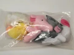 ★HJ 動物指人形セット フィンガー パペット 指人形アニマル 指ぬいぐるみ 知育フィンガーパペット 想像力を育てる 布製指人形 出産祝い  (5個セット)