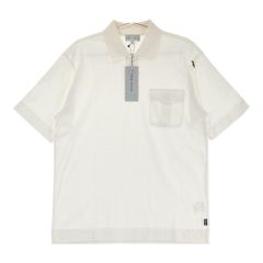 サイズ：L DESCENTE GOLF デサントゴルフ 半袖ポロシャツ レッド
