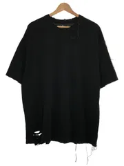 DISCOVERED ディスカバード SAMPLE LOOPING DAMAGE TEE ダメージ加工Tシャツ ブラックのサムネイル