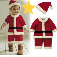 【説明文必読】クリスマス サンタ コスプレ キッズ ベビーサンタ 男の子