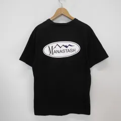 MANASTASH マナスタッシュ 7103057 ORIGINAL LOGO TEE 半袖Tシャツ ロゴ プリント L 10118196