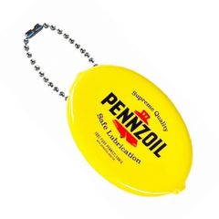 新品 🇺🇸 ラバーコインケース ◆PENNZOIL◆ ペンズオイル ペンゾイル RUBBER COIN CASE アメリカン雑貨 キーホルダー キーチェーン キーリング 小銭入れ 財布 小物入れ ピルケース アクセサリー