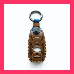 【スタッフおすすめ！】[SANRILY] スバル スマート キー ケース キーカバー キーホルダー リモコンキー ケース レヴォーグ レガシィ B4 インプレッサ G4 WRX S4 STI XV Outback Forester BRZ