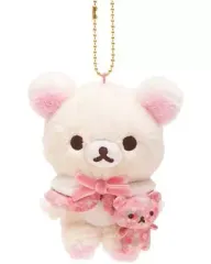 【中古】キーホルダー・マスコット(キャラクター) コリラックマのストロベリーフラワーテーマ ぶらさげぬいぐるみ 「リラックマ」