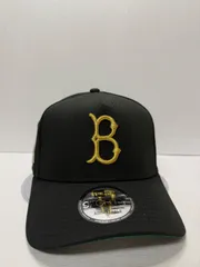 Newera ブルックリンドジャース ジャッキーロビンソン 9forty A-FRAME スナップバックキャップ ブラックカラー