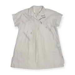 STUDIO PICONE スタジオピッコーネ ストライプ スキッパー チュニック丈 半袖 シャツ ブラウス/レディース