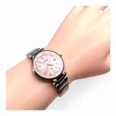 美品❣クロスシーxC H240　シルバー文字盤　チタン　クロコダイルバンド　稼働 美品❣クロスシーxC H240 シルバー文字盤 チタン クロコダイル