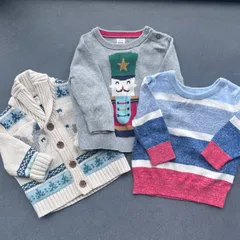 babyGAP カーディガン　ニットセーター　３点セット販売　まとめ売り　ベビーギャップ　6-12month 70サイズ
