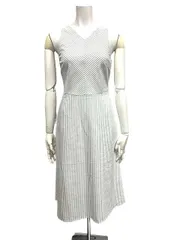 【中古】BANANA REPUBLIC バナナ・リパブリック ワンピース レディース ホワイト系 ノースリーブ サイズ00＿S28＿セルモアから出品＿s-1205-r28
