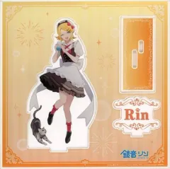 【中古】アクリルスタンド・アクリルパネル 鏡音リン Big アクリルスタンド cafe 「VOCALOID 初音ミク TREE VILLAGE CAFE」