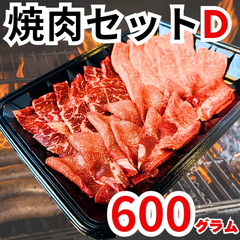 焼肉セットD 600g /BBQ おうち焼肉 2名向き お得 焼肉パーティ