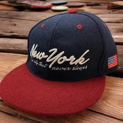 キャップ 帽子 野球帽 ニューヨーク 星条旗 アメリカ USA メンズ レディス 兼用 古着 ビンテージ アンティーク 50s ~ 60s 70s 80s 90s 00s 小物 アクセサリー USA EU アメリカ ユーロ 仕入れ   700 p20/