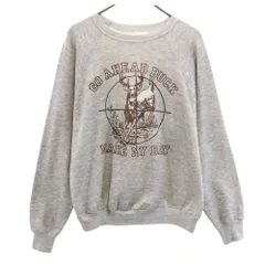 ヴィンテージ 80s 長袖 スウェット トレーナー グレー VINTAGE メンズ