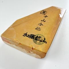 天然砥石 中世中山 樫間府戸前 玉杢硬質超偏光種 大極上 587g No.726 天然砥石 中世中山 樫間府戸前 玉杢硬質超偏光種