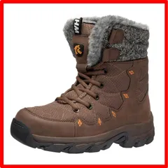 【送料無料 】 23.0 cm 3E_Aブラウン（普段履いている靴のサイズをお勧めします。） [SOARHOPE] スノーシューズ レディース スノーブーツ 防