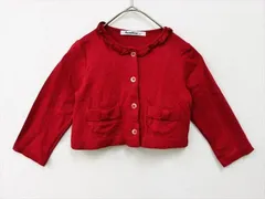 SE3-B69☆familiarファミリア♪濃厚カラー*90サイズ カーディガン*キッズ キッズファッション アウター ジャケット 秋冬■