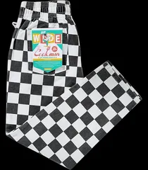 Cookman クックマン Chef Pants セミワイドイージーパンツ (Chef Pants Semiwide 11oz Washed Duck Canvas Checker) カラー：グレー 10,890円(内税)