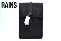 新品 RAINS レインズ リュック 定価14300円 ブラック バックパック 防水 リュック 通勤 通学