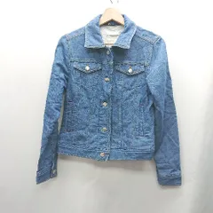 ◇ ⊇ ESTACOT フード欠品 長袖 デニムジャケット サイズＭ ライトブルー レディース E  【1502060021517】