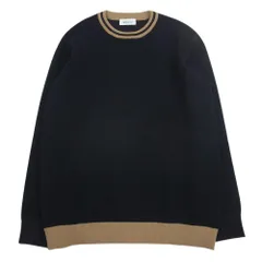 monsieur NICOLE ムッシュニコル クルー ネック ニット ブラック系 48【中古】のサムネイル