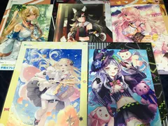 hololive ビジュアルボード 7枚＋ａセット 中古】【未開封】【セット】 「一番くじ ホロライブ vol.3
