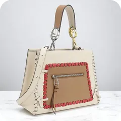 フェンディ バイザウェイ ミディアム グレージュ 8BL124-1D5