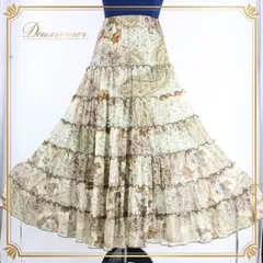 社交ダンス 衣装 スタンダード スカート レッスンウェア レディース オールシーズン kikuchi ブラウン系 グリーン系 アイボリー 花柄 エスニック エレガント フレア スカート ルーズフィット おしゃれ 柔らかい素材 通年用 エスニックプリント