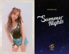 【中古】コレクションカード(女性) TWICE/ジヒョ/枠ベージュ・裏面夜空/2nd Special Album CD「Summer Nights」付属フォトカード