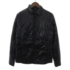 アルマーニエクスチェンジ A/X ARMANI EXCHANGE 中綿ジャケット 長袖 スナップボタン ナイロン 黒 ブラック S ■GY14のサムネイル