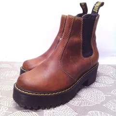 【美品】ドクターマーチン　ROMETTY　ブーツ　サイドゴア　茶色　ブラウン　UK4　約24㎝