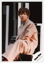 【中古】生写真(ジャニーズ) Snow Man/阿部亮平/膝上/シングル「タペストリー / W」MV＆ジャケ写オフショット/公式生写真