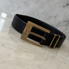 Yves Saint Laurent イヴサンローラン ベルト 本革 ブラウン Yves saint Laurent イヴサンローラン ベルト 本革 ブラウン - メルカリ